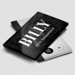 Barber Loyalty Business Card Design