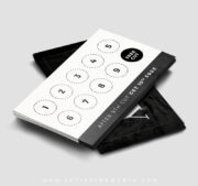 Barber Loyalty Business Card Design - Image 2
