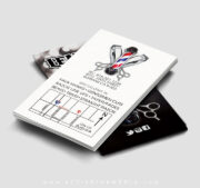 Barber Pole Business Card Design - Image 2