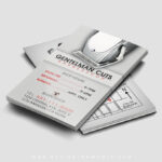 Barber Clipper Business Card Design