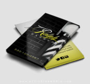 Black Yellow Business card